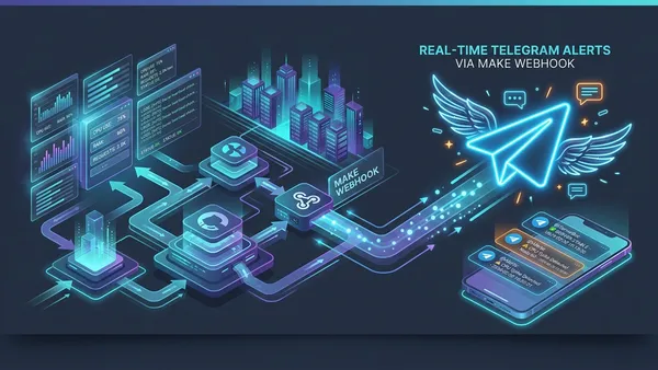 Produtividade DevOps: Como Enviar Alertas de Rotinas de Servidor para o Telegram via Make