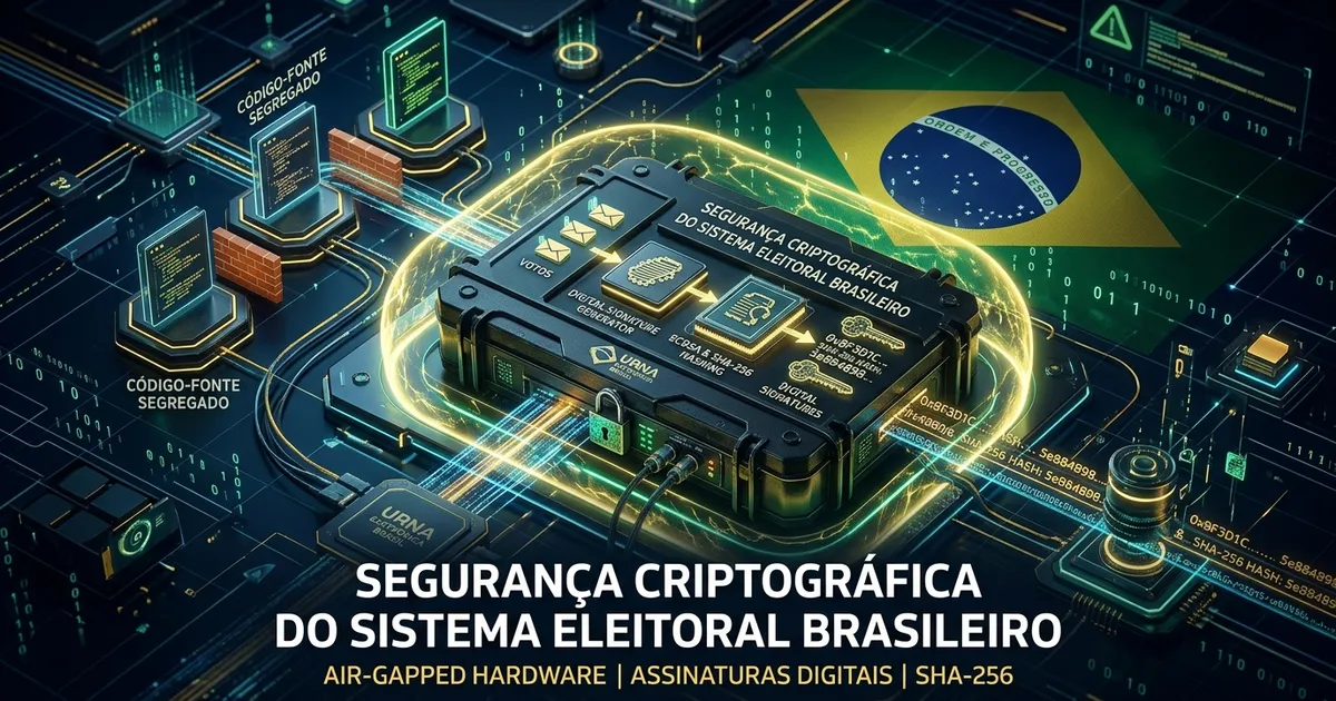 A Arquitetura de Segurança da Urna Eletrônica: Uma Análise Técnica do Sistema do TSE